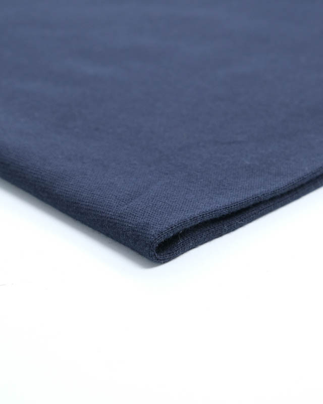 Rib Cuff Fabric Midnight Blue - Leonore - Maison Klem